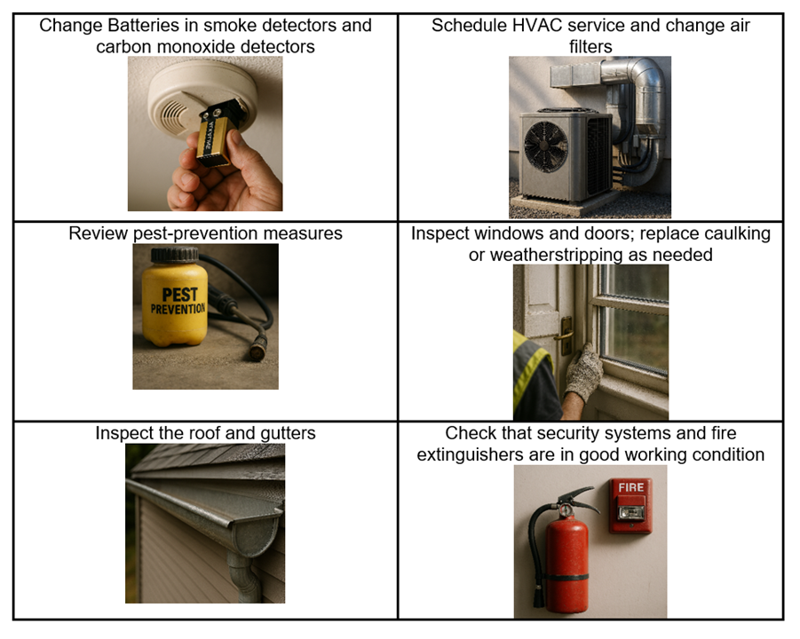 Springtime reminders